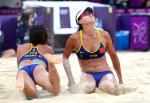 Полуфиналы в женском пляжном волейболе