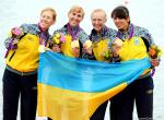 Золото женской украинской четверки в гребле 
