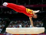 Командный финал у спортивных гимнастов