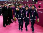 Командный финал у спортивных гимнастов