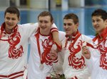 В мужской эстафете вольным стилем установлен рекорд России