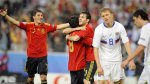 Россия — Испания: Первый хет-рик Евро 2008