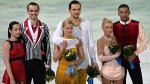 Золотую и серебренную медаль зарабатываю парные фигуристы сборной России на Олимпийских играх 2014