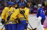 Отчет матча Швеция - Словения хоккейного турнира на Олимпийских Играх 2014