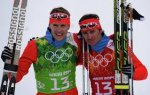 Максим Вылегжанин и Никита Крюков серебряные медалисты Олимпийский игр 2014 в Сочи
