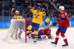 Отчет матча Норвегия - Швеция Олимпийского хоккейного турнира 2018 в Пхёчхане